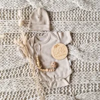 Gioia Giftbox essentials small cream - Jongen - Meisje - Unisex - Babygeschenkset - Kraamcadeau - Baby cadeau - Kraammand - Babyshower cadeau