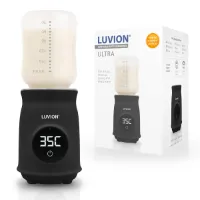 LUVION® Draagbare Flessenwarmer voor onderweg én thuis - Geschikt voor o.a. Dr. Brown, Philips Avent, Difrax, Medela, Alvar, NUK, MAM en huismerk Kruidvat en Etos babyflessen - Draadloos je baby fles 