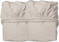 Leander Hoeslakens 2 Stuks Ledikant 60 x 120 cm Cappuccino