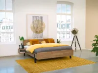 Ledikant 180x200 - Szafir - Oak & Steel - Geen Lattenbodem - Geolied Eiken