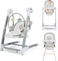Lexium Elektrische wipstoel - Baby swing elektrisch - Elektrische schommelstoel - Elektrische schommelstoel baby