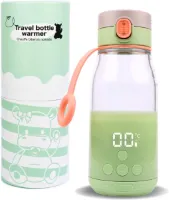 Lexium Flessenwarmer Onderweg - Draagbare Flessenwarmer - Oplaadbaar - Flesverwarmer - Babyvoeding