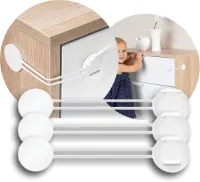 Lexium Kinderslot Kastjes - Kastbeveiliging voor Kinderen - Kinderslot - Baby Veiligheid