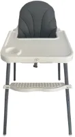 Liefjes & Co Kinderstoel - Eetstoel Baby – Inclusief Kussen – Verstelbare Baby Eetstoel – 2 in 1 & Peuterstoel – Wit