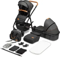 Kinderwagen 2-in-1 Lionelo Amber Graphite Grey