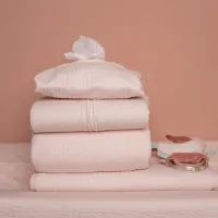 Little Dutch Slaapzak zomer hydrofiel 70 cm Pure Soft Pink