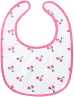 LittleForBig Katoenen waterdichte babydoll met print voor volwassenen met verstelbare klittenbandsluiting - Cherry Slab voor volwassenen