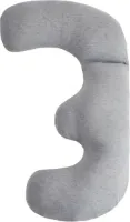 Livano Zwangerschapskussen - Zijslaapkussen - Lichaamskussen - Pregnancy Pillow - Maternity Pillow - Moeder - Grijs