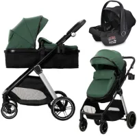Lorelli Aspen Green 3-in-1 Combi Kinderwagen incl. i-Size Autostoel