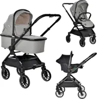 Lorelli Reya Grey 3-in-1 Kinderwagen incl. Autostoel 1002195-2406