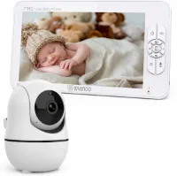 Lovinoo Babyfoon - Babyfoon met Camera – Baby Monitor - Hondencamera - Huisdiercamera - Op Afstand Bestuurbaar - Uitbreidbaar Tot 4 Camera