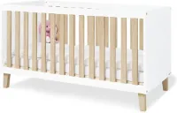 Lumi Cot Bed - Wieg - Converteerbaar bed - Veelzijdig ontwerp - 145cm x 77cm x 84cm