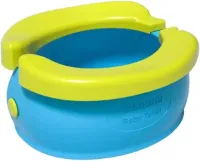 LuukyBB - Reis Plaspotje - Blauw - Onderweg Auto Reizen - Kind Peuter Plas Potje Zindelijkheidstraining - Opvouwbaar Handbagage Plaspot Jongens Zindelijkheid