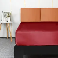 Luxueus satijnen hoeslaken - 100% polyester - veelzijdig - verschillende maten