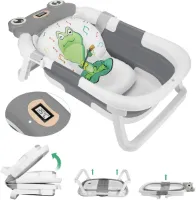 MKSS® Baby Badje met Standaard - Inklapbaar Bad - Zitbad - Bath Bucket