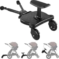 MKSS® Meerijdplankje met Zitje - Buggy Board - Universeel