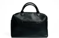 Maeva Belle - Luiertas - Zwart vegan leer - Zwarte hardware