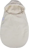 MamaLoes Teddy Boucle Naturel Autostoel Voetenzak ML020904