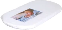MamaLoes Thomas 32x72x4 cm Ovaal Kinderwagen- en Wiegmatras KMML401-32/72/4