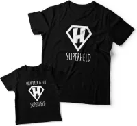 Matching shirts Vader & Zoon | Mijn papa is een superheld
