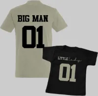 Matching shirts vader en dochter-Vaderdag cadeau-Cadeau voor Papa-Heren Maat XXL-Kind Maat 56