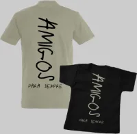 Matching shirts vader en zoon-Vaderdag cadeau-Cadeau voor Papa-Heren Maat S-Kind Maat 80