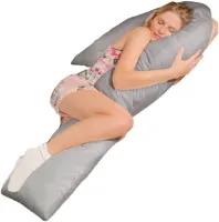 Maternity Pillow Memory Foam J Shape XXL Nursing Pregnancy Comfort