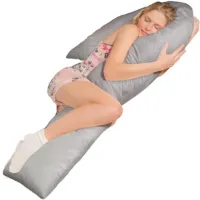 Maternity Pillow Memory Foam J Shape XXL Nursing Pregnancy Comfort