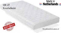 Koudschuim Ledikant matras 80x180x14 cm HR 45 met anti-allergische wasbare hoes Royalmeubelcenter.nl ®