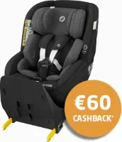 Maxi-Cosi Mica Pro Eco i-Size Autostoeltje - 360° draaibaar - Gerecyclede stoffen - Authentic Black - Vanaf de geboorte tot ca. 4 jaar