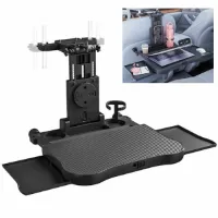 Multifunctionele Auto Tafel- Voor Laptop Achterbank - Autostoel Organizer met Tablet Houder - Computer Stoel -Eettafel Beker hoofdsteun houder- Klaptafel Stand Voor Telefoon & Tablet iPad-pony