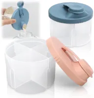 Melkpoeder toren - Melkpoedertoren - Poedertoren - Babyvoeding Bewaarbakjes - Melkpoeder doseerdoosjes - Melkpoeder Bewaarbakjes - Melkpoeder Bewaardoos - Bewaarbakjes Babyvoeding - Babyvoeding Bewaar