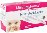 Mercurochrome Pitchoune Fysiologische Zoutoplossing 40 Eenheidsdoses van 5 ml
