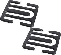 Metalen gordelversteller, 2 stuks, universele autogordelclip, legering, veiligheidsgordel, nekbescherming, gordelhouder, nek- en schouderverlichting auto-accessoires