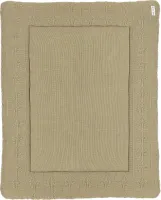 Meyco Baby Romantic Flower boxkleed - taupe - 77x97cm