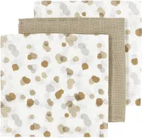Meyco Baby Stains hydrofiele doeken - 3-pack - sand - 70x70cm