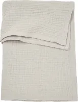 Meyco Baby Uni wieglaken - pre-washed hydrofiel - greige - 75x100cm