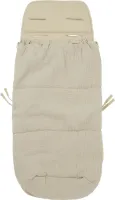 Meyco Baby Uni buggy voetenzak en inlegger - pre-washed hydrofiel - sand - 45x130cm (2-in-1)