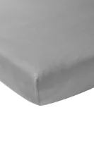 Meyco Home Uni hoeslaken eenpersoonsbed - grey - 90x200cm