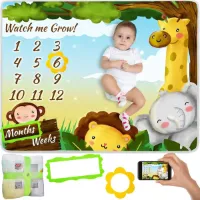 Mijlpaaldeken Baby - Milestone Deken - Mijlpaal Deken - Mijlpaal Baby - Mijlpaaldeken Baby Meisje - Mijlpaaldeken Baby Jongen