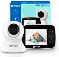 Miya Babyfoon - Babyfoon met camera - Draadloze babyfoon - Video & Audio - Baby monitor