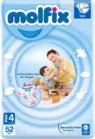 Molfix 4 Maxi 7-14 KG - 624 luiers - (12 x 52) - Maandbox