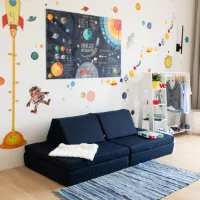 Monboxy Activiteitenspeelmatrasset - Marineblauw