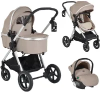 Moni Alina Seed Pearl 3-in-1 Combi Kinderwagen incl. i-Size Autostoel 112067