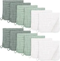 Mousseline spuugdoeken voor baby