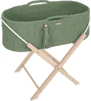 Mozesmand BOHO Handgemaakt met standaard - pistache
