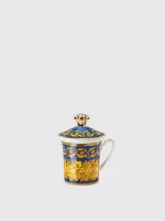 Porcelain Tea Mug with Lid Refined Tea Drinking Experience Floral
