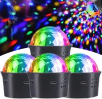 Multicolor Disco Bal Verlichting - Geluid Geactiveerde LED Lamp voor Feesten en Feestdagen