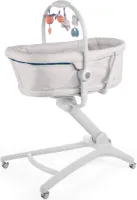 Multifunctioneel Wiegje Baby Hug 4 in 1 - Verstelbaar naar Eetstoel - Glacial - 0 tot 36 Maanden - Co Sleeper