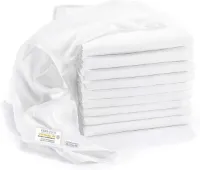 Multifunctionele Hydrofiele Luiers - Set van 10 Stuks - 80x80 cm - Hoge Kwaliteit en Duurzaam - Geschikt voor Kookwas en Droger